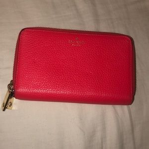 kate spade coral wallet